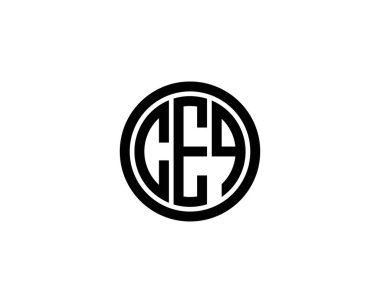 CEQ logo tasarım vektör şablonu. CEQ