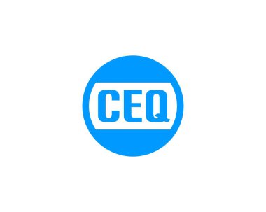 CEQ logo tasarım vektör şablonu. CEQ