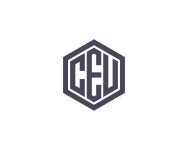 CEU logo tasarım vektör şablonu. CEU