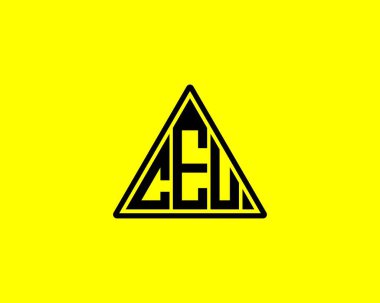 CEU logo tasarım vektör şablonu. CEU