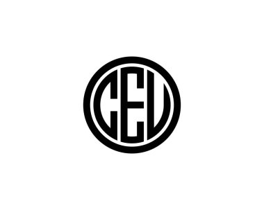 CEU logo tasarım vektör şablonu. CEU