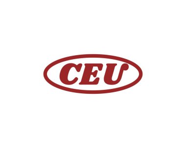 CEU logo tasarım vektör şablonu. CEU