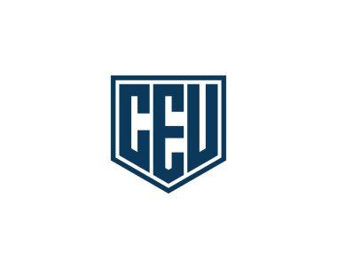 CEU logo tasarım vektör şablonu. CEU