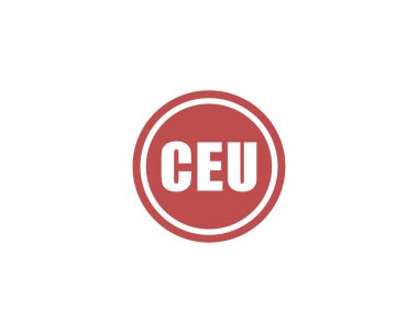 CEU logo tasarım vektör şablonu. CEU