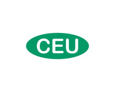 CEU logo tasarım vektör şablonu. CEU