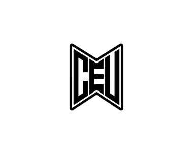 CEU logo tasarım vektör şablonu. CEU