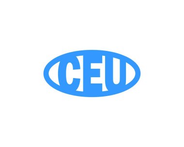CEU logo tasarım vektör şablonu. CEU