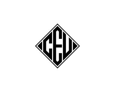 CEU logo tasarım vektör şablonu. CEU