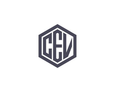 CEV Logo tasarım vektör şablonu. CEV