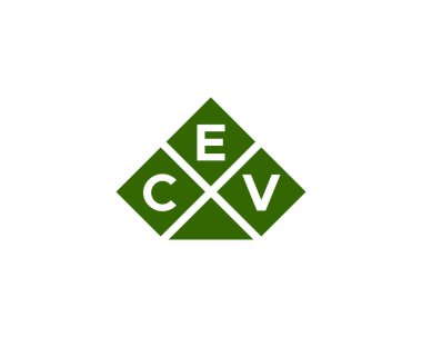 CEV Logo tasarım vektör şablonu. CEV