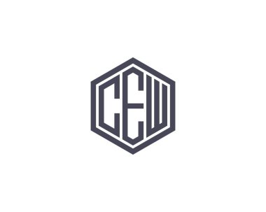 CEW logo tasarım vektör şablonu. CEW
