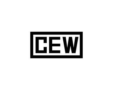 CEW logo tasarım vektör şablonu. CEW