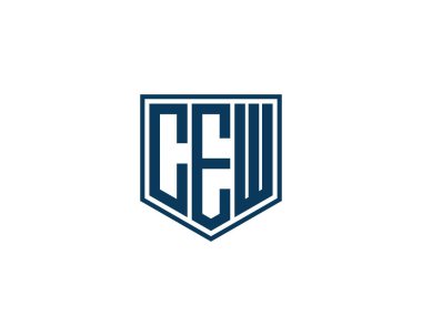 CEW logo tasarım vektör şablonu. CEW
