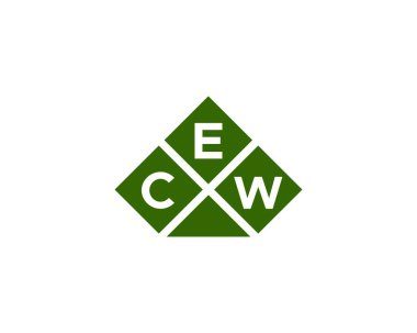 CEW logo tasarım vektör şablonu. CEW