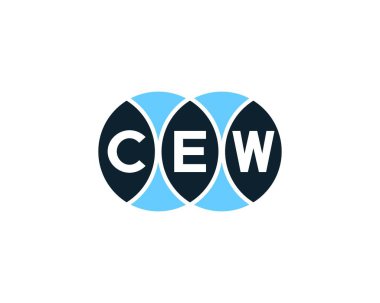 CEW logo tasarım vektör şablonu. CEW