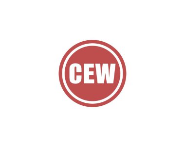 CEW logo tasarım vektör şablonu. CEW