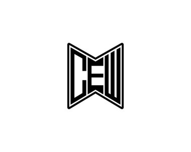 CEW logo tasarım vektör şablonu. CEW