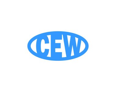 CEW logo tasarım vektör şablonu. CEW