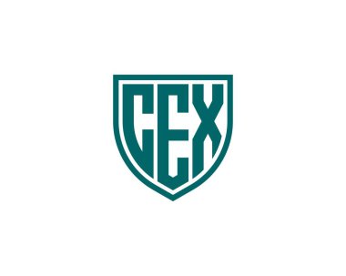 CEX logo tasarım vektör şablonu. CEX