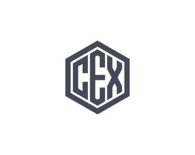 CEX logo tasarım vektör şablonu. CEX