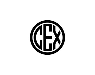 CEX logo tasarım vektör şablonu. CEX