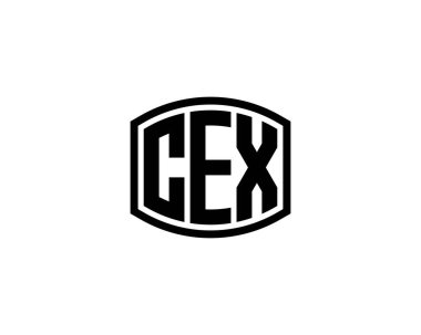 CEX logo tasarım vektör şablonu. CEX