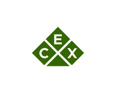 CEX logo tasarım vektör şablonu. CEX