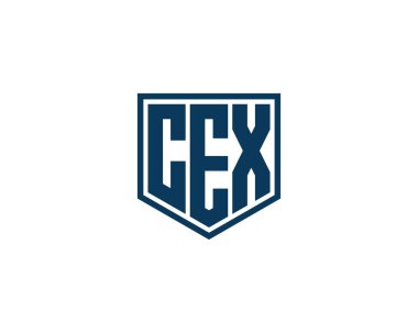 CEX logo tasarım vektör şablonu. CEX