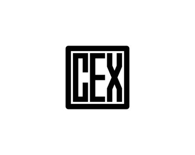 CEX logo tasarım vektör şablonu. CEX