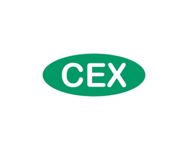 CEX logo tasarım vektör şablonu. CEX