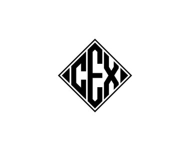 CEX logo tasarım vektör şablonu. CEX