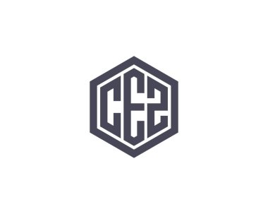 CEZ logo tasarım vektör şablonu. CEZ