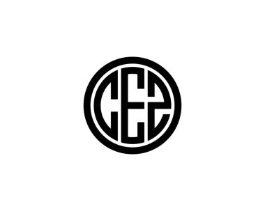 CEZ logo tasarım vektör şablonu. CEZ