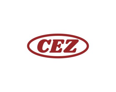 CEZ logo tasarım vektör şablonu. CEZ