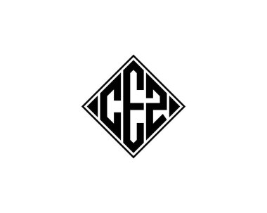 CEZ logo tasarım vektör şablonu. CEZ