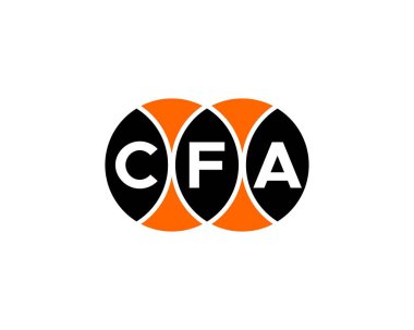 CFA logo tasarım vektör şablonu. CFA