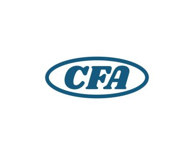 CFA logo tasarım vektör şablonu. CFA