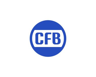 CFB Logo tasarım vektör şablonu. CFB