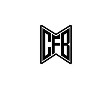CFB Logo tasarım vektör şablonu. CFB