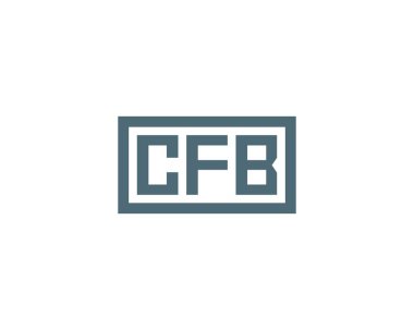 CFB Logo tasarım vektör şablonu. CFB