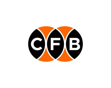 CFB Logo tasarım vektör şablonu. CFB