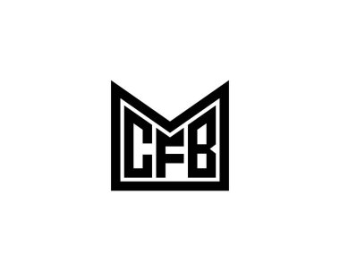 CFB Logo tasarım vektör şablonu. CFB