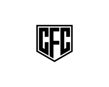 CFC logo tasarım vektör şablonu. CFC