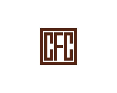 CFC logo tasarım vektör şablonu. CFC