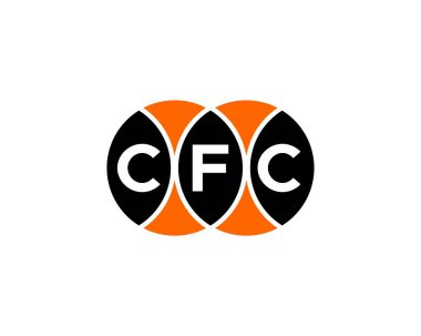 CFC logo tasarım vektör şablonu. CFC