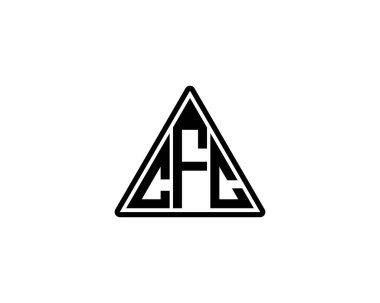 CFC logo tasarım vektör şablonu. CFC
