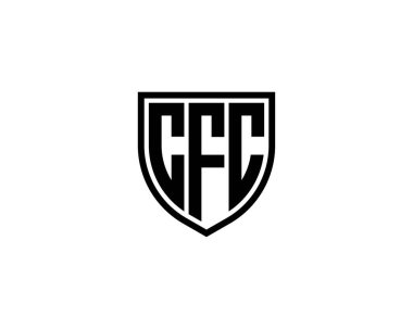 CFC logo tasarım vektör şablonu. CFC