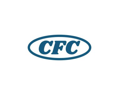 CFC logo tasarım vektör şablonu. CFC