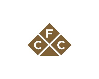 CFC logo tasarım vektör şablonu. CFC
