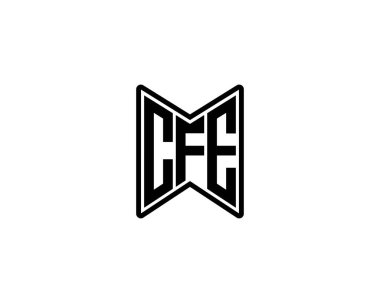 CFE logo tasarım vektör şablonu. CFE
